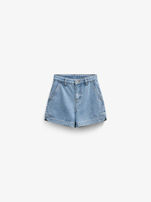 Denim Shorts - Kids - Light Blue Denim | 101016 Vera