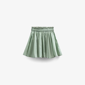 Cotton Skirt with Ric Rac Frill - Kids - Dusty Green | 101038 Alma