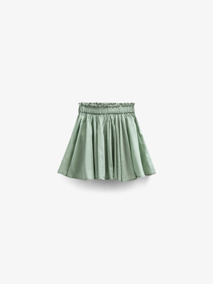 Cotton Skirt with Ric Rac Frill - Tween - Dusty Green | 101069 Alma