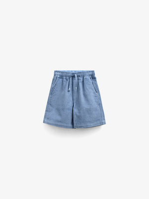 Pull-On Corduroy Shorts - Tween - Dusty Blue | 101101 Tobias