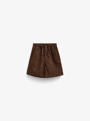 Pull-On Corduroy Shorts - Tween - Dark Brown | 101105 Tobias