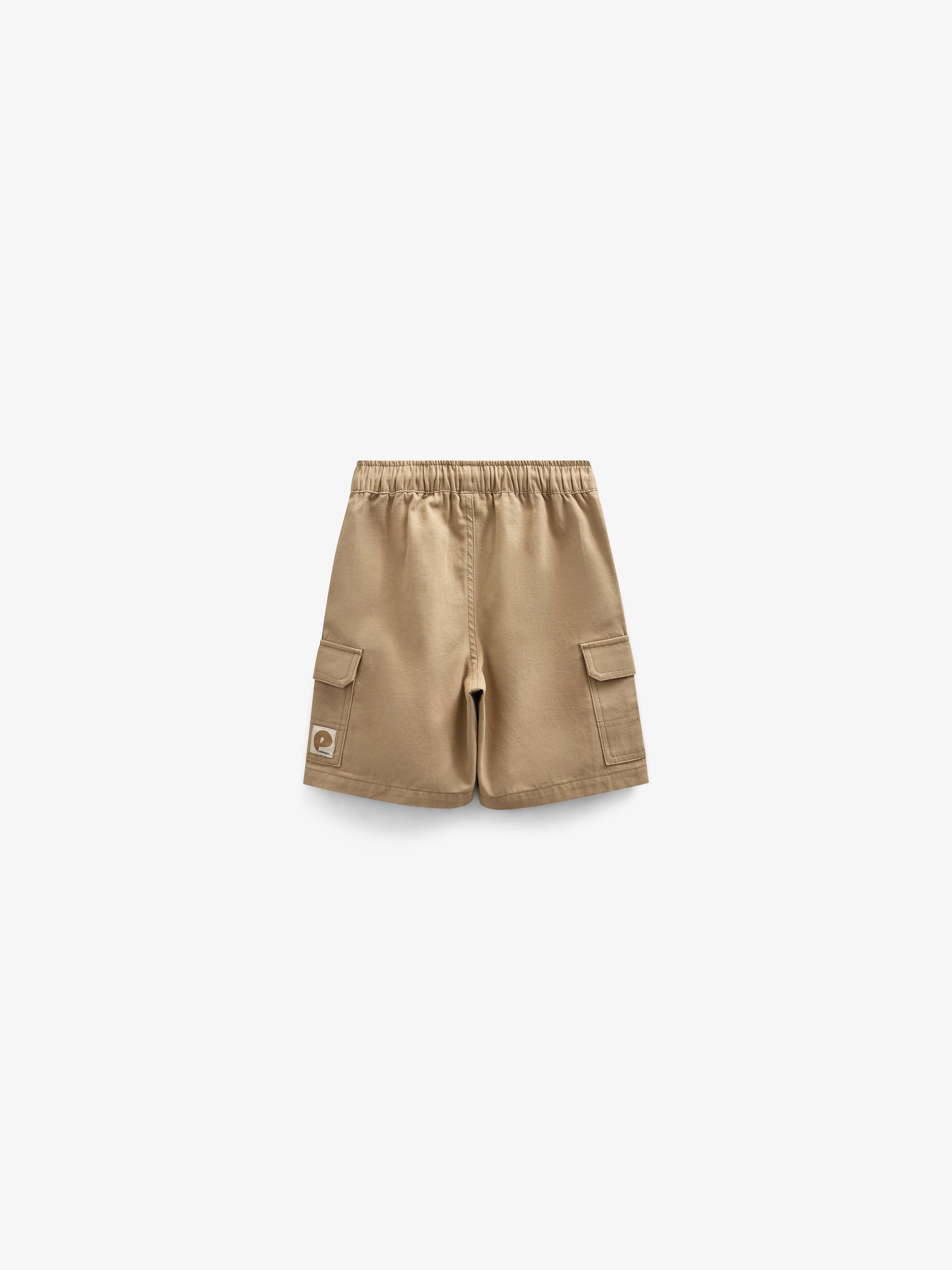 Canvas Cargo Shorts - Tween - Khaki | 101121 Isack