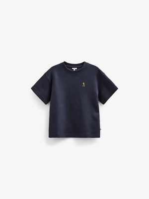 Waffle T-shirt - Tween - Navy | 101153 Evan