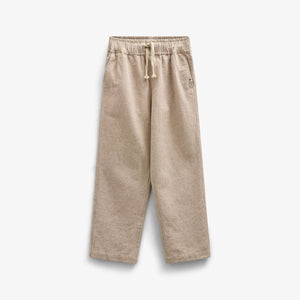Textured Woven Cotton Trousers - Kids - Sand | 101199 Walter