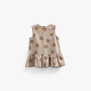 Printed Cotton Top - Kids - Sand | 101205 Molly