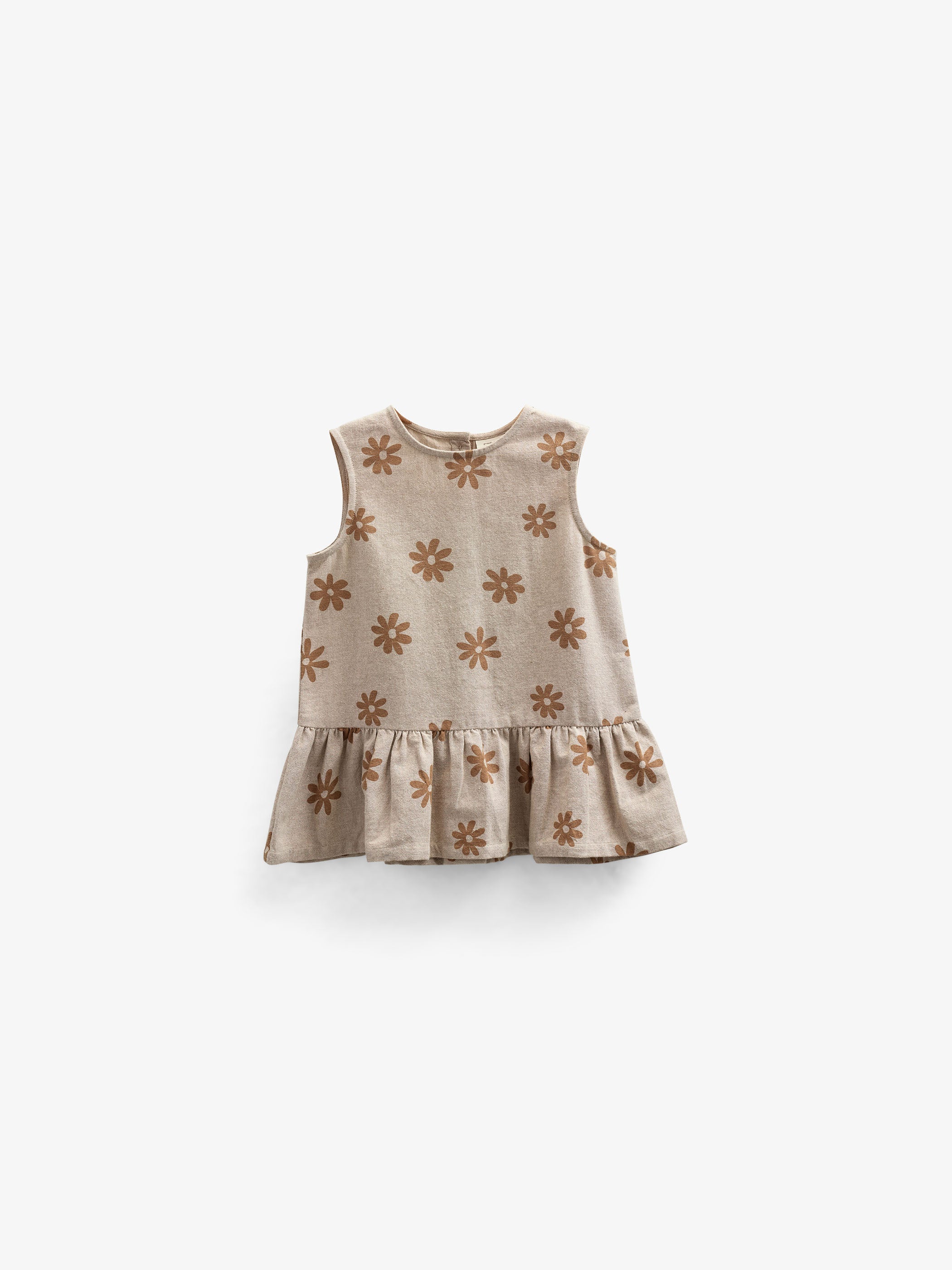 Printed Cotton Top - Kids - Sand | 101205 Molly