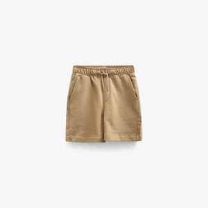 Textured Jersey Shorts - Kids - Khaki | 101221 Sonny