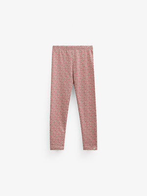 Jersey Leggings - Kids - Cherry Red | 101229 Lea