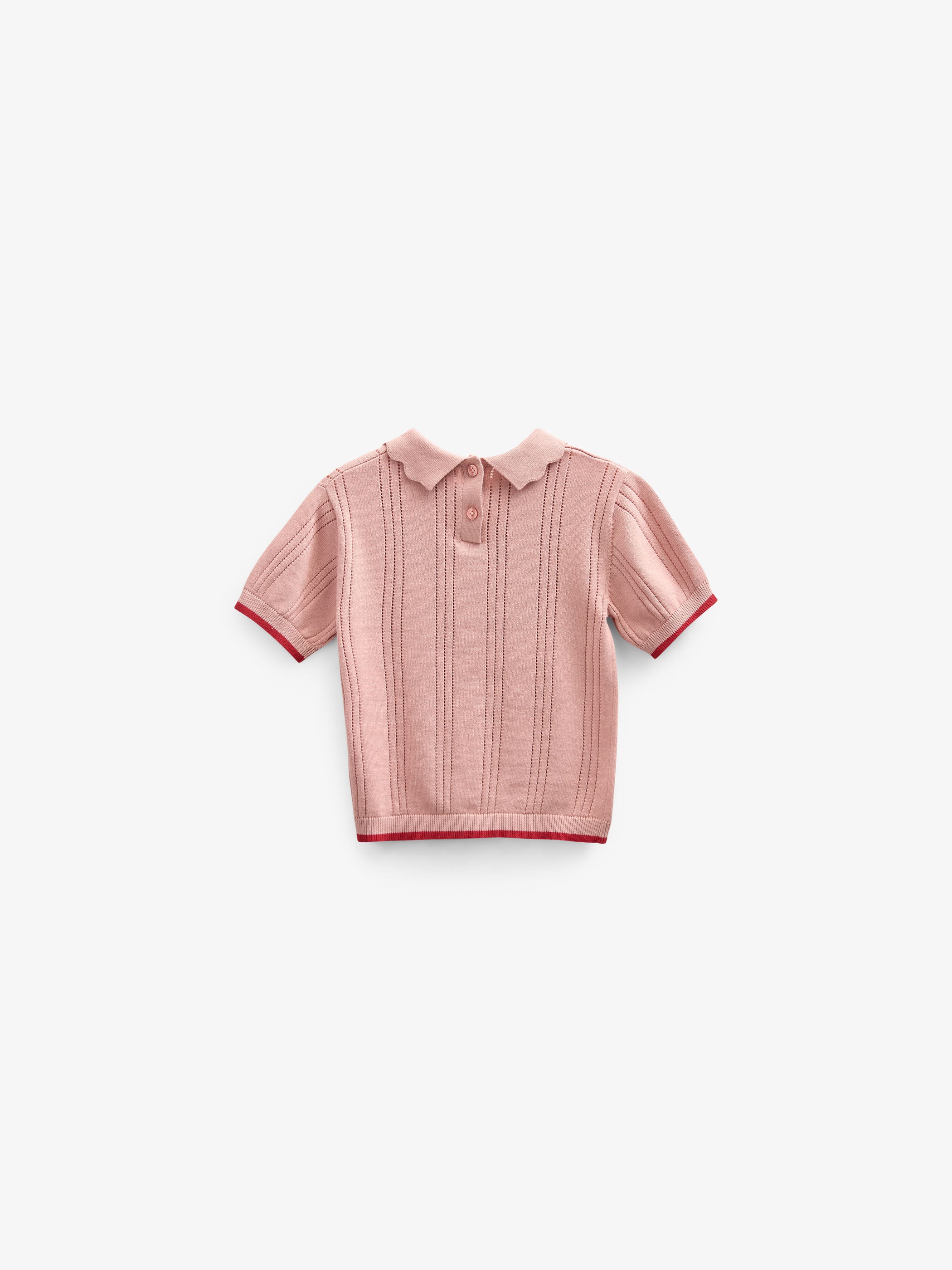 Rose knitted Polo - Tween - Rose | 101242 Helena