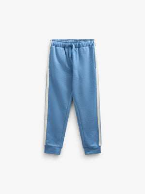 Sweat Pants with Tape - Kids - Dusty Blue | 101257 Carter