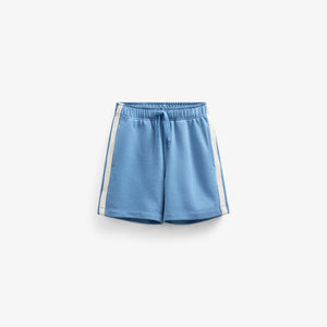 Sweat Shorts with Tape - Tween - Dusty Blue | 101262 Carter