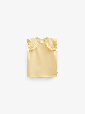 Frill Jersey Top - Kids - Sunlight | 101265 Selma