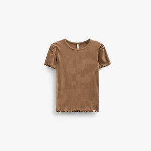 Modal Rib T-shirt - Kids - Coconut | 101300 Lottie