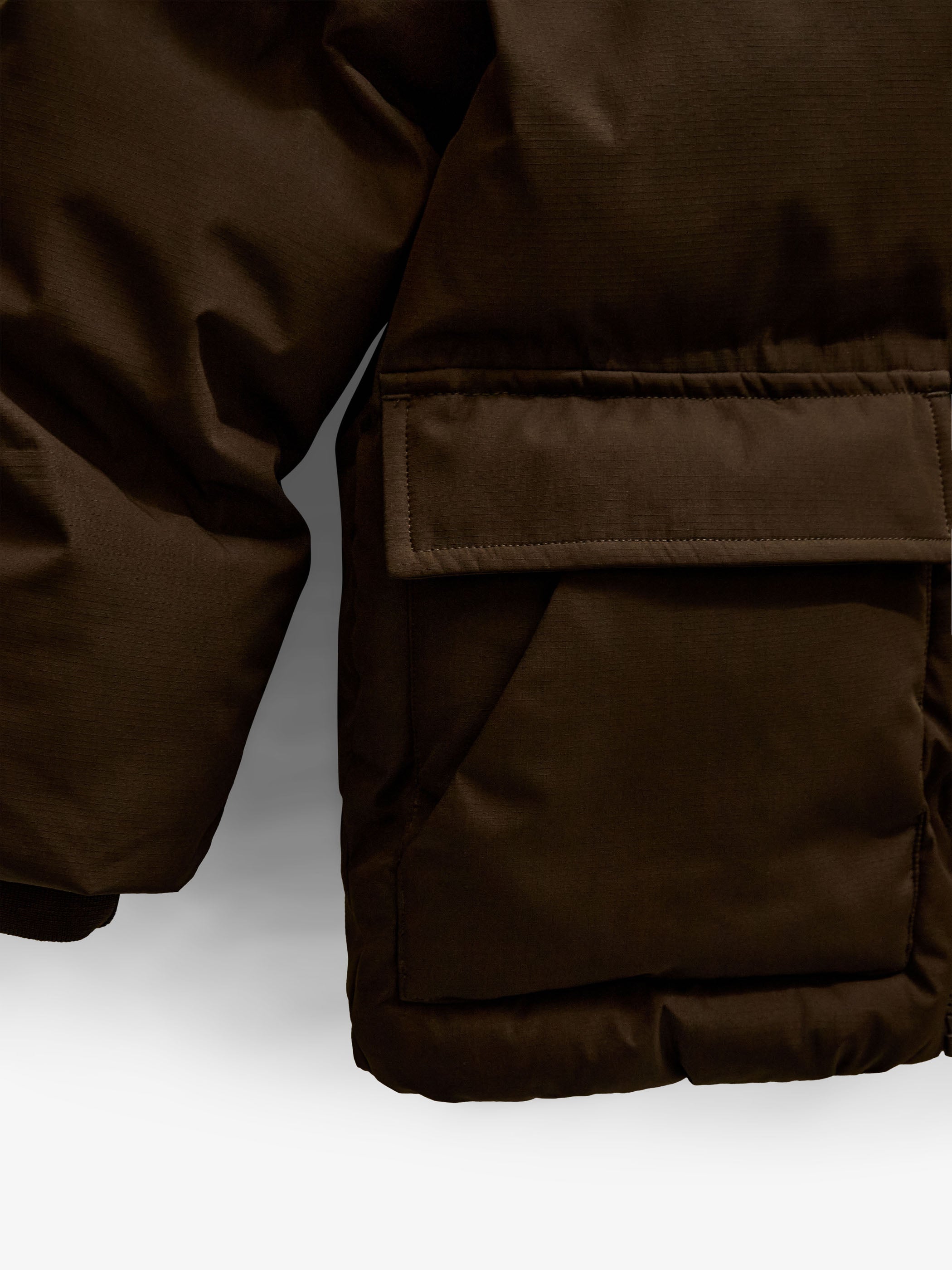 Winter Puffer Jacket - Kids - Dark Brown | 101417 Blake