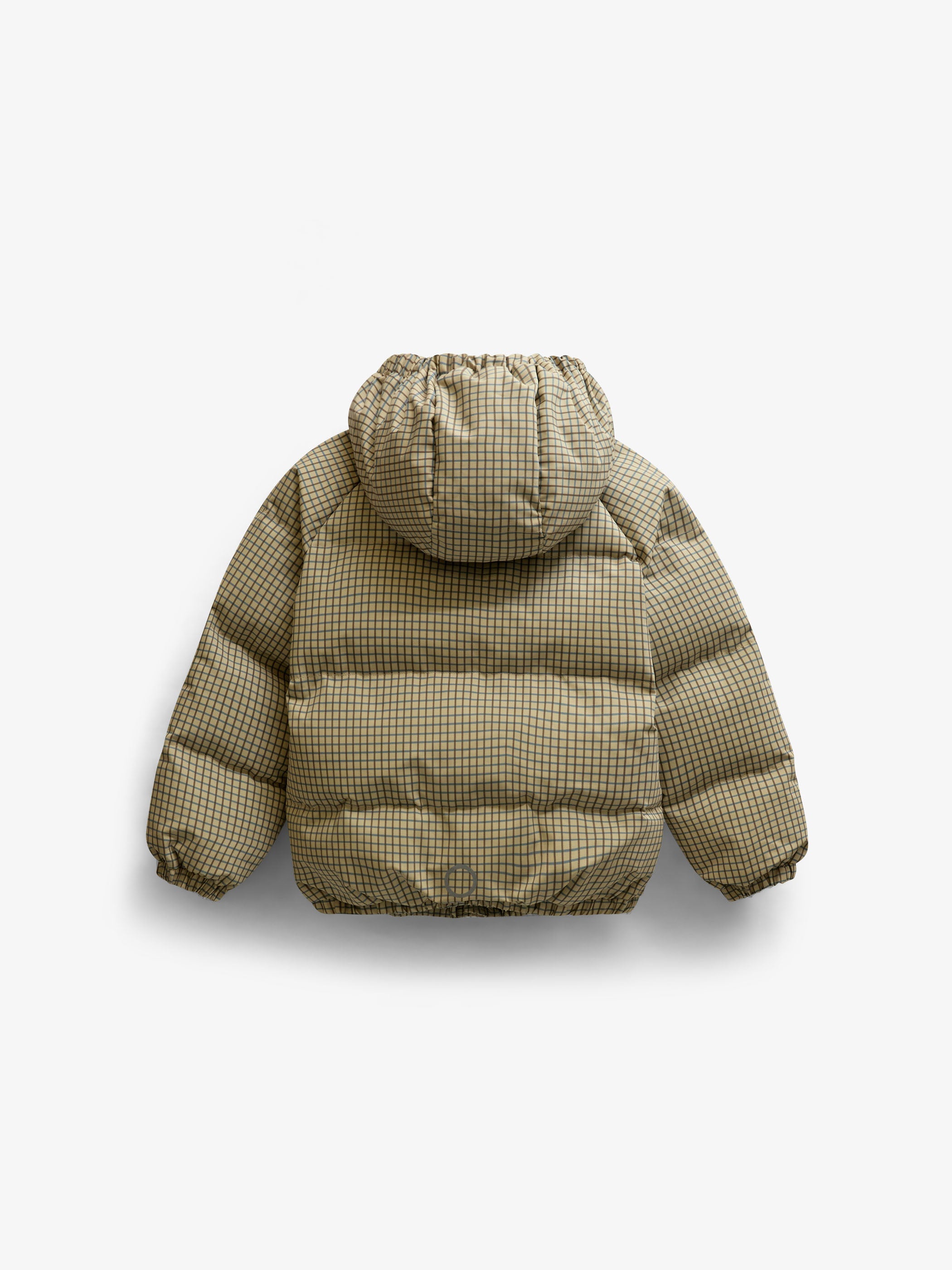 Checked Puffer Jacket - Tween - Brown | 101423 Riley