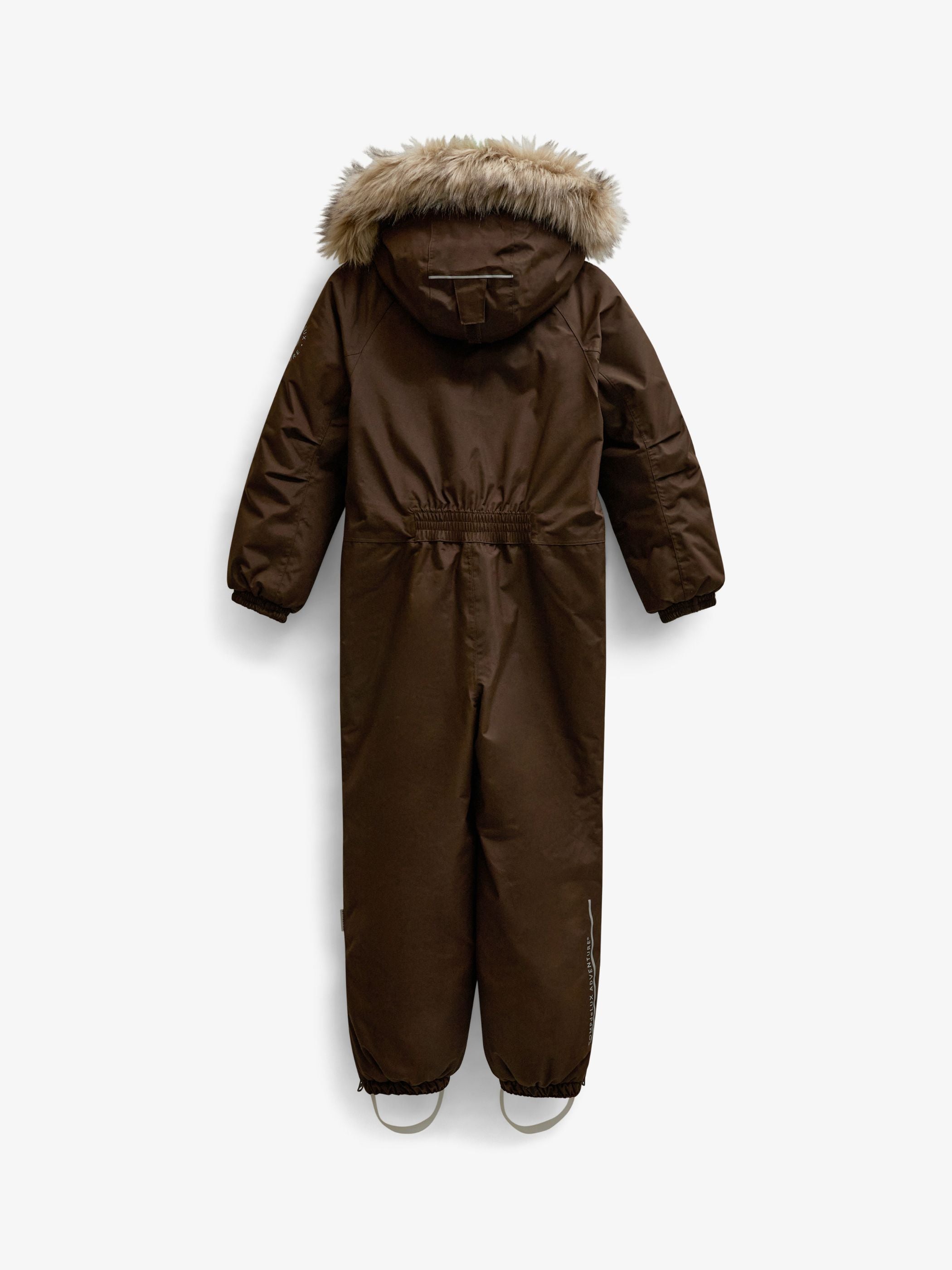 Snowsuit with Faux Fur - Kids - Dark Brown | 101424 Sky