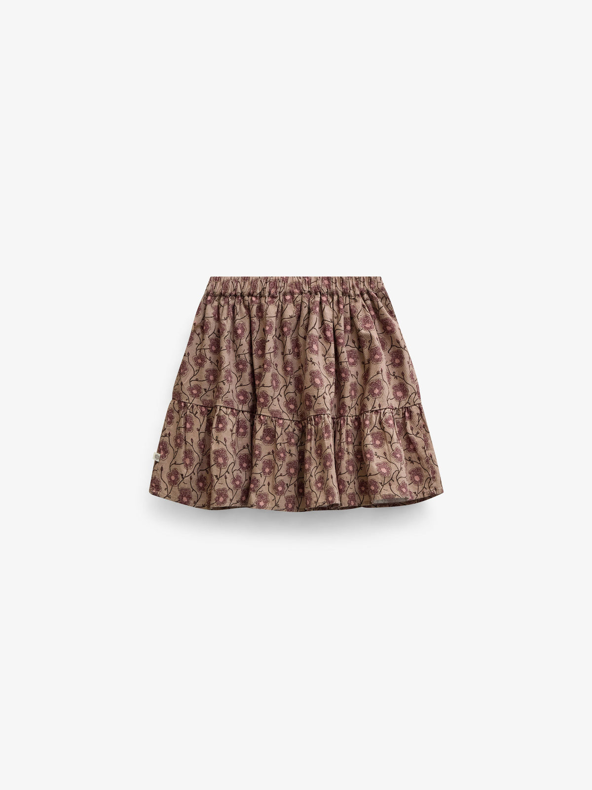 Floral Cotton Skirt - Tween - Rose/Bordeaux | 101430 Nova