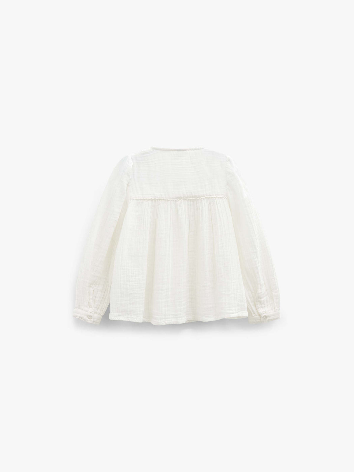 Double Gauze Cotton Blouse - Kids - Offwhite | 101461 Celina