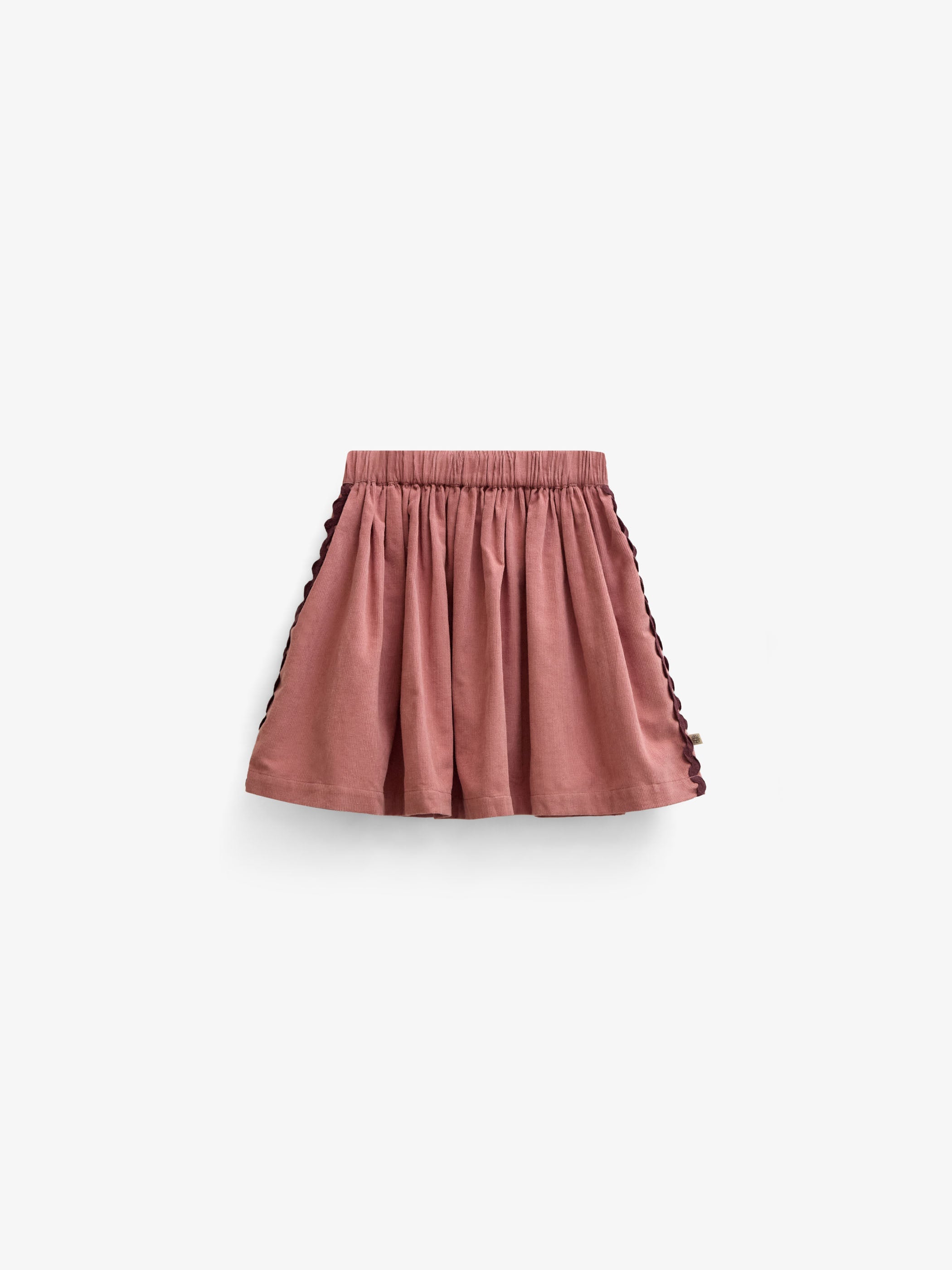 Ric Rac Corduroy Skirt - Tween - Dusty Rose | 101480 Sille