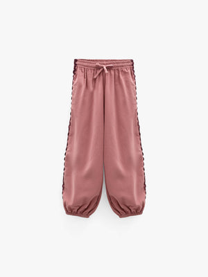 Ric Rac Corduroy Trousers - Tween - Dusty Rose | 101484 Sille