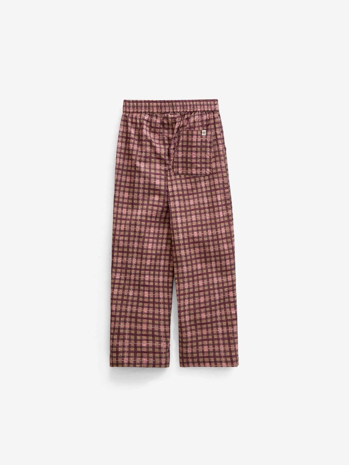 Checked Cotton Trousers - Tween - Rose | 101490 Penny