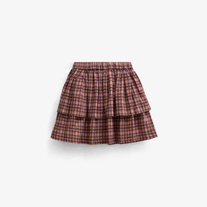 Checked Cotton Skirt - Tween - Rose | 101498 Penny