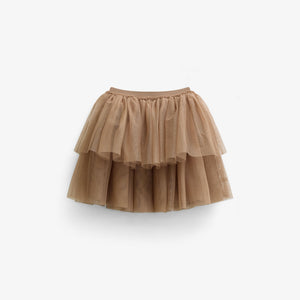 Tulle Skirt - Tween - Light Brown | 101506 Bianca