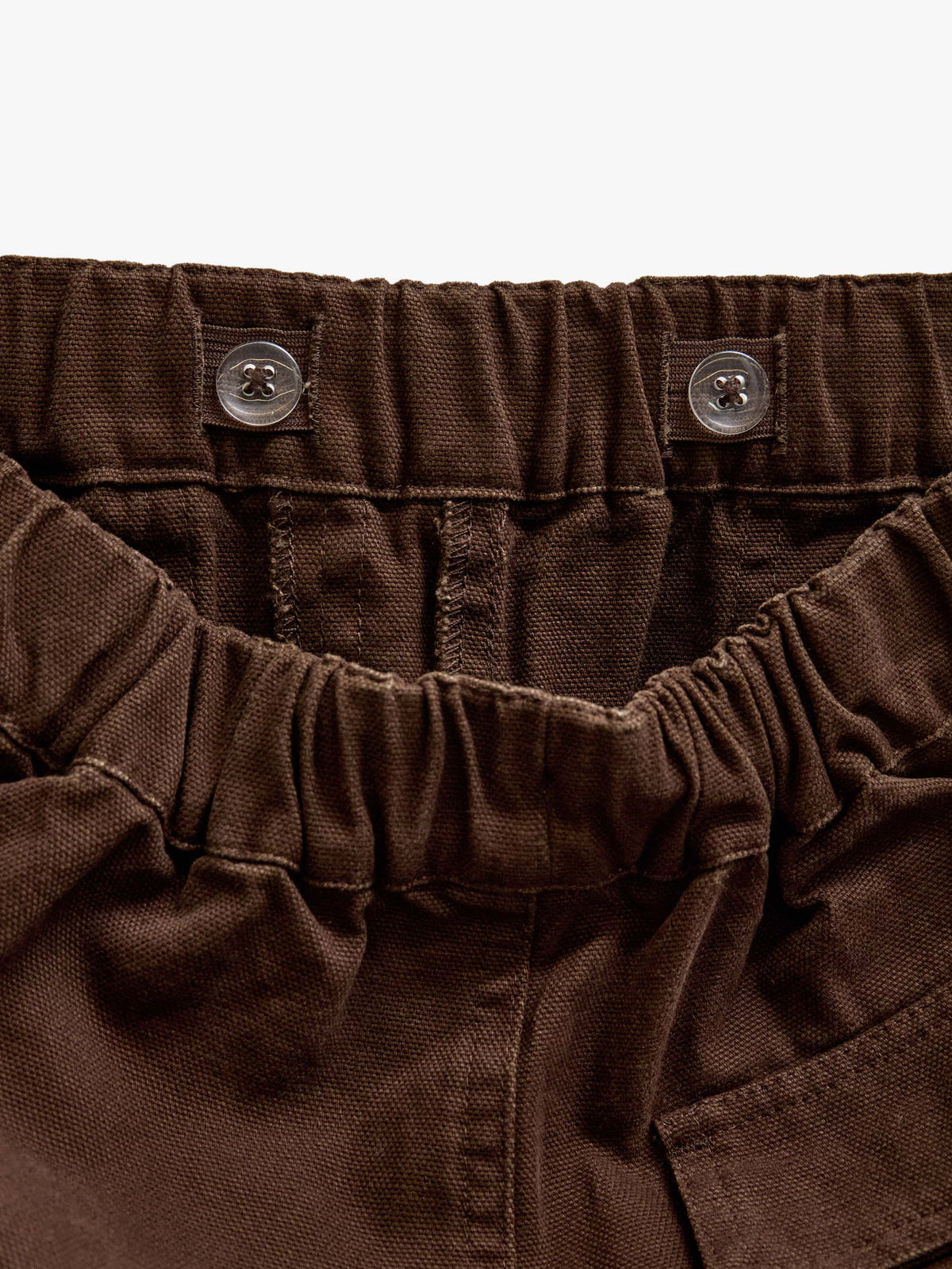 Canvas Patch Pocket Trousers - Tween - Dark Brown | 101532 Greyson