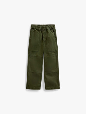 Canvas Patch Pocket Trousers - Tween - Moss Green | 101536 Greyson