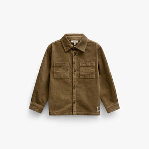 Corduroy Patch Pocket Overshirt - Tween - Khaki | 101540 Reed