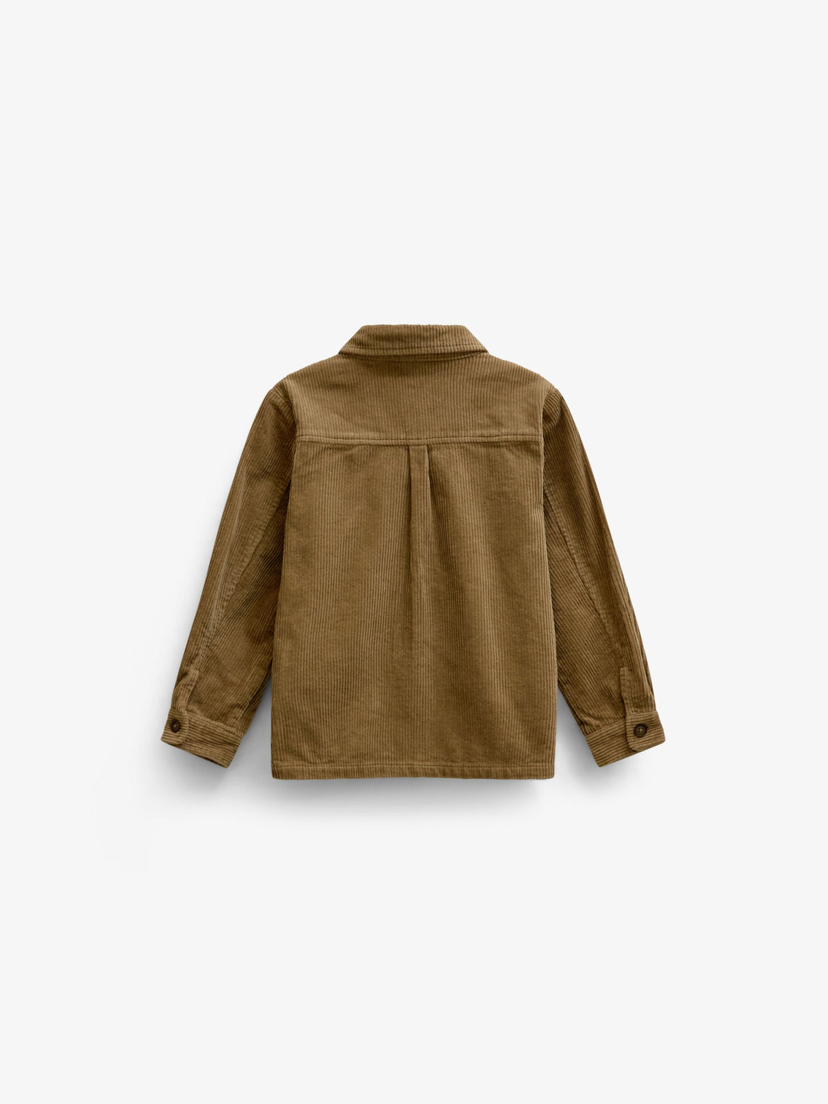 Corduroy Patch Pocket Overshirt - Tween - Khaki | 101540 Reed