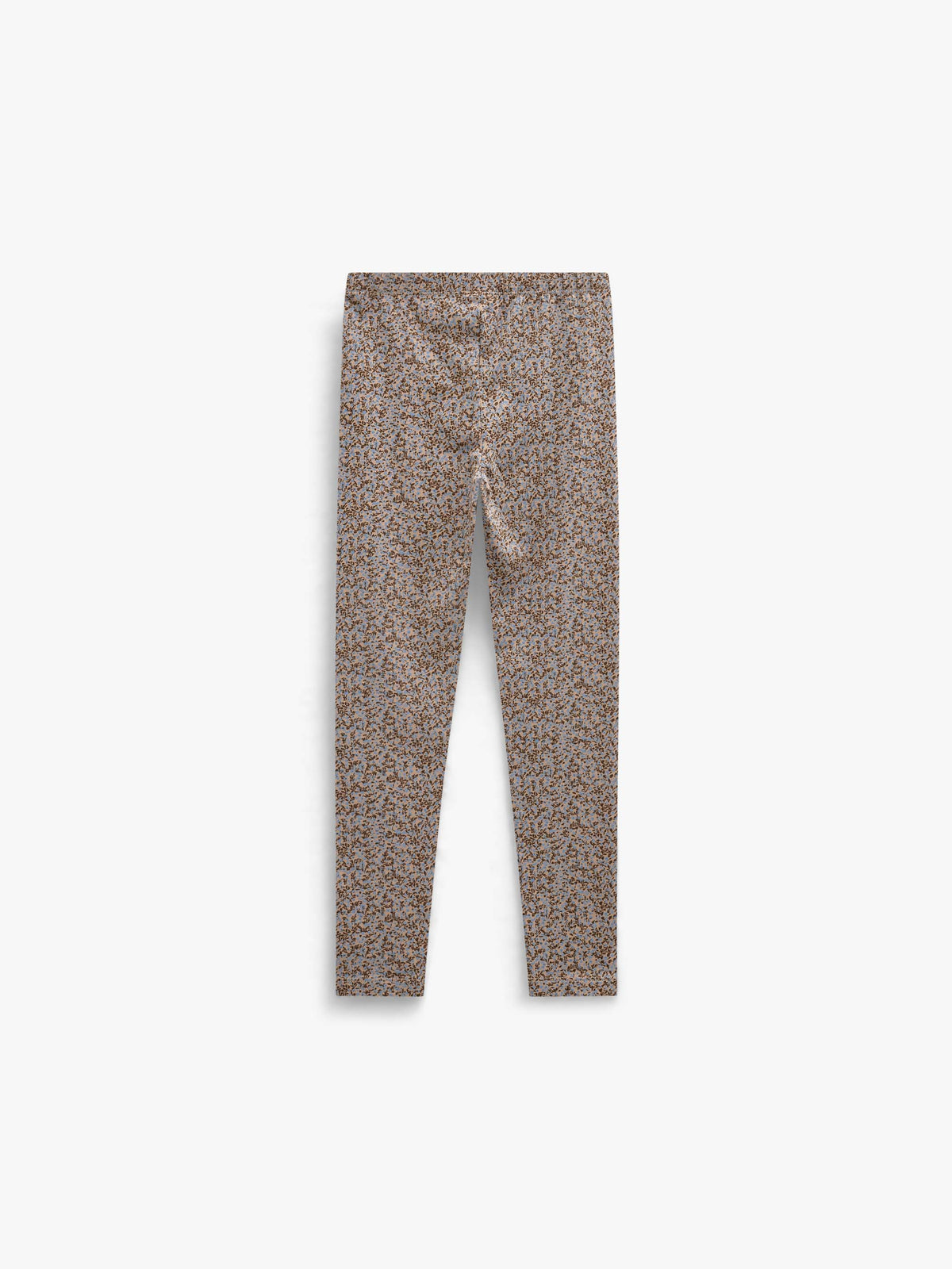Printed Jersey Leggings - Tween - Blue/Brown | 101550 Heidi