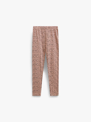 Printed Jersey Leggings - Tween - Rose/Bordeaux | 101552 Heidi