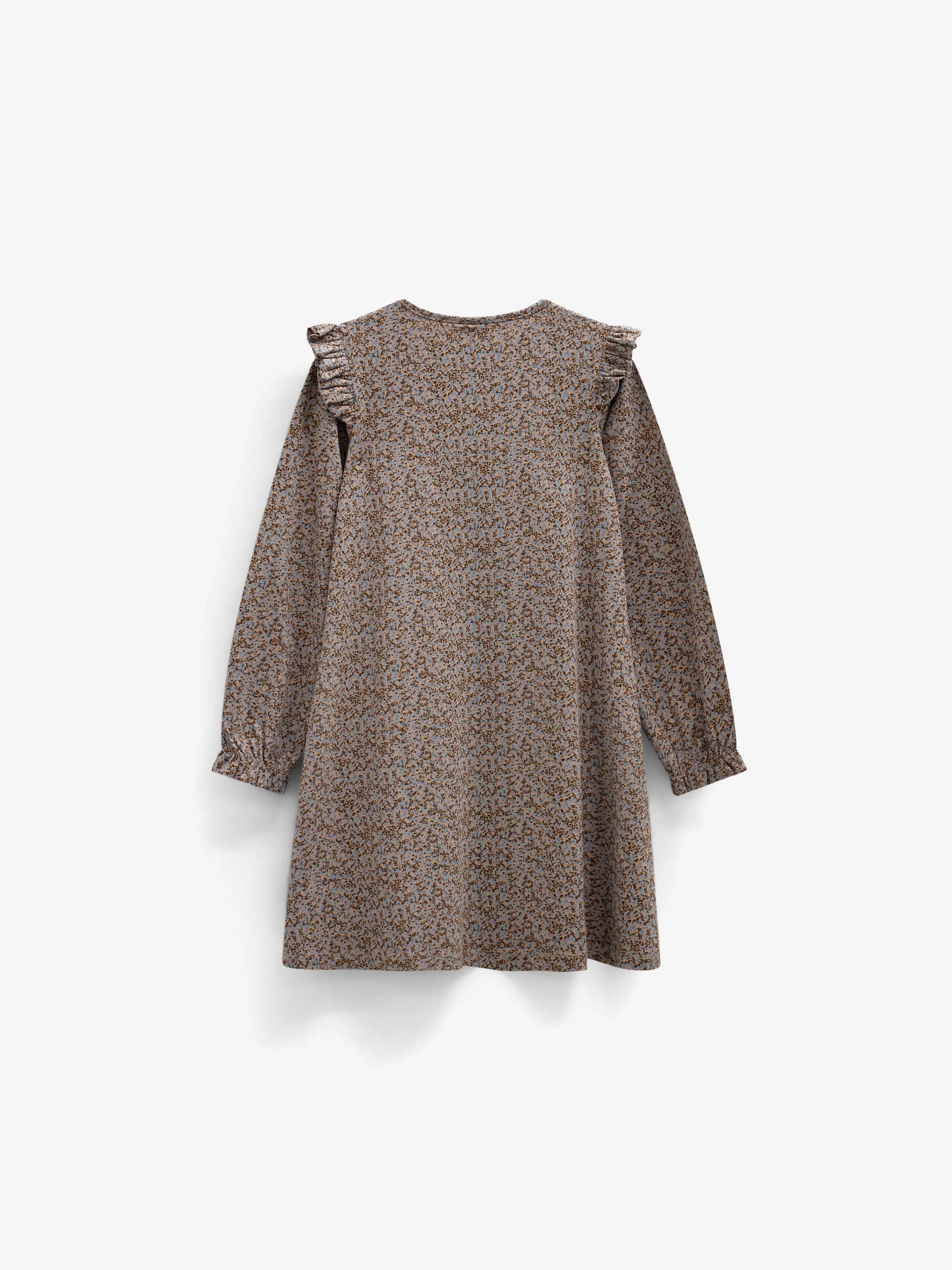 Printed Jersey Dress - Kids - Blue/Brown | 101553 Heidi