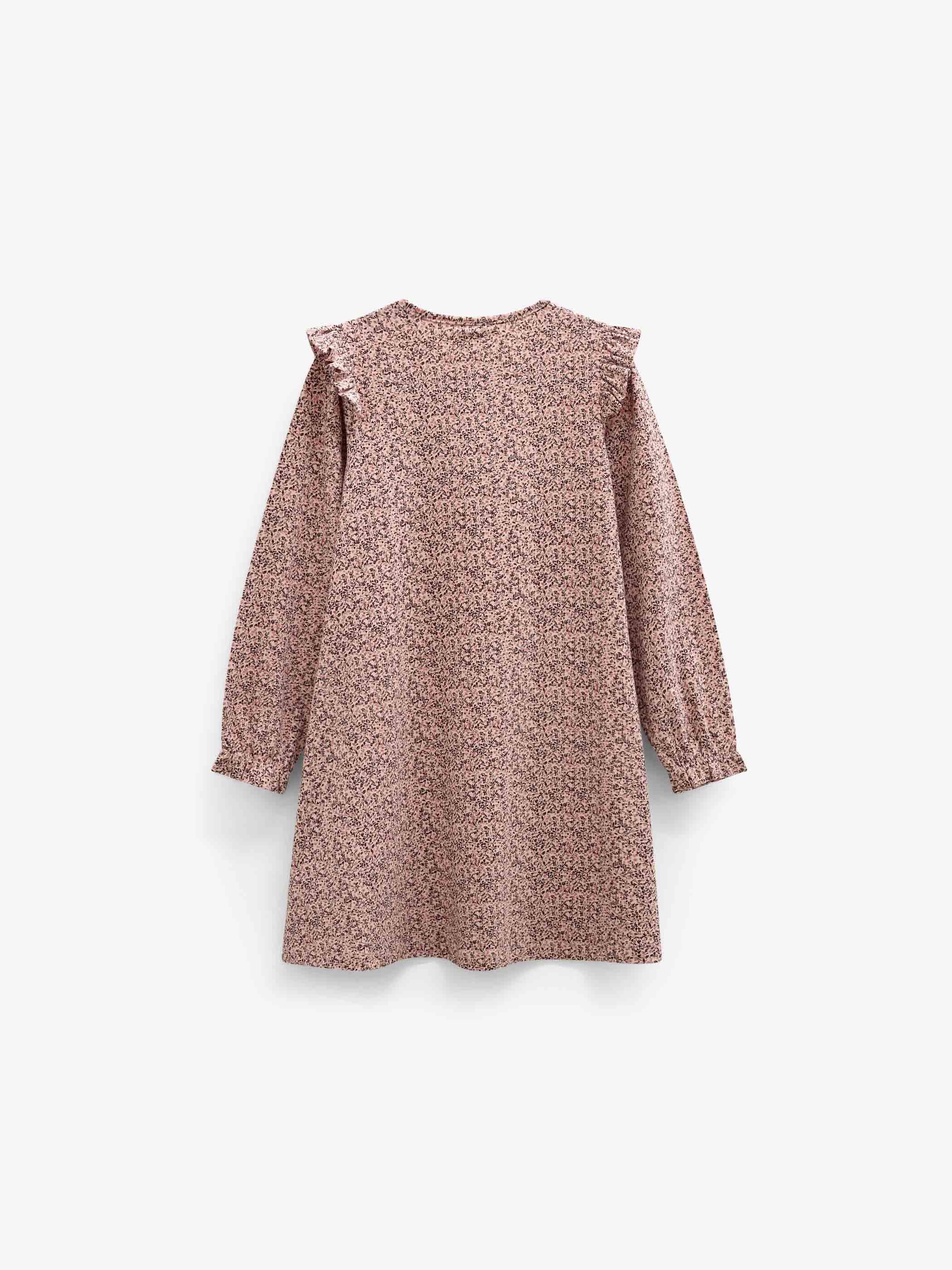 Printed Jersey Dress - Tween - Rose/Bordeaux | 101556 Heidi