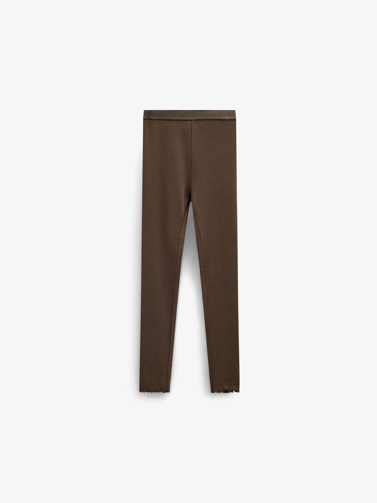 Ribbed Modal-Blend Leggings - Kids - Brown | 101565 Lottie