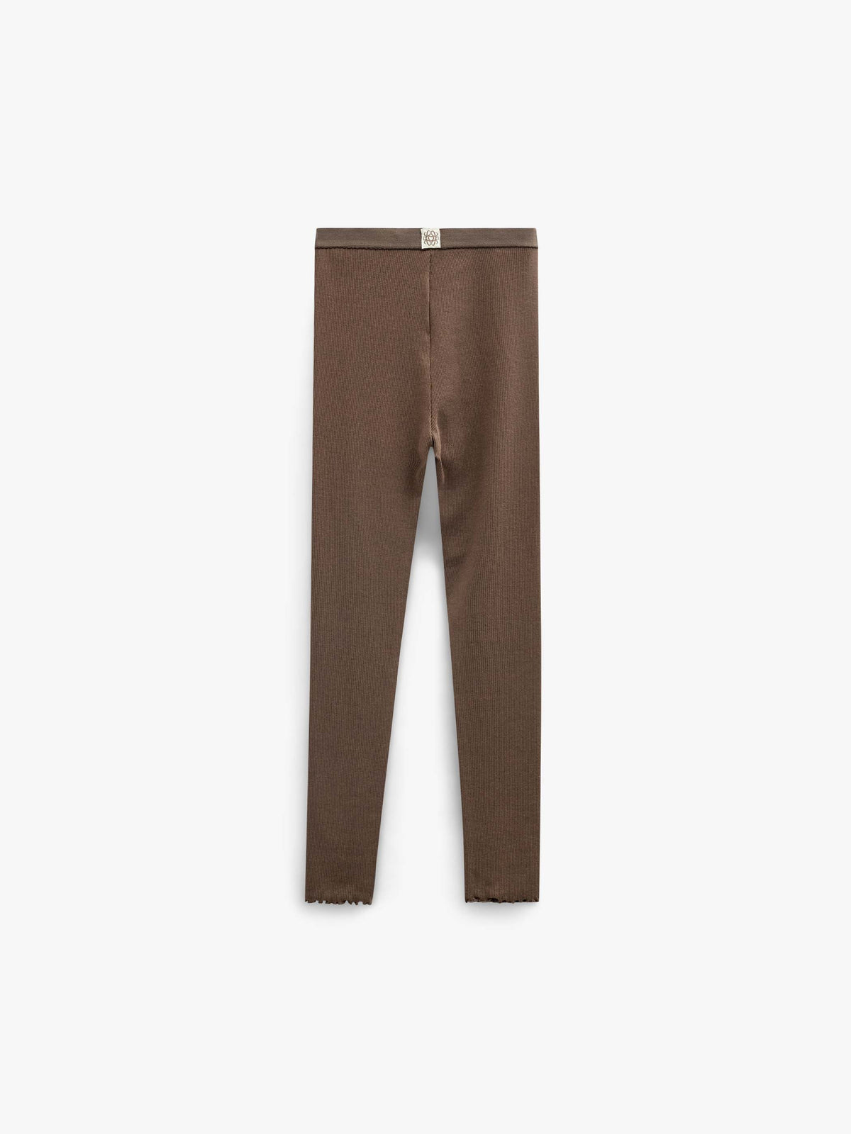 Ribbed Modal-Blend Leggings - Tween - Brown | 101566 Lottie