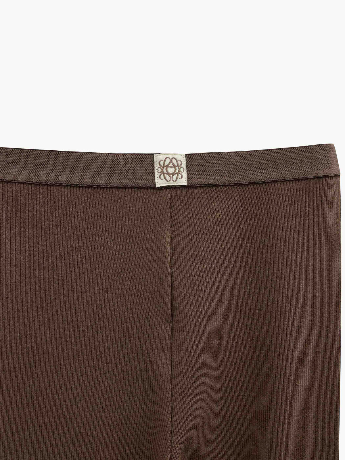 Ribbed Modal-Blend Leggings - Kids - Brown | 101565 Lottie