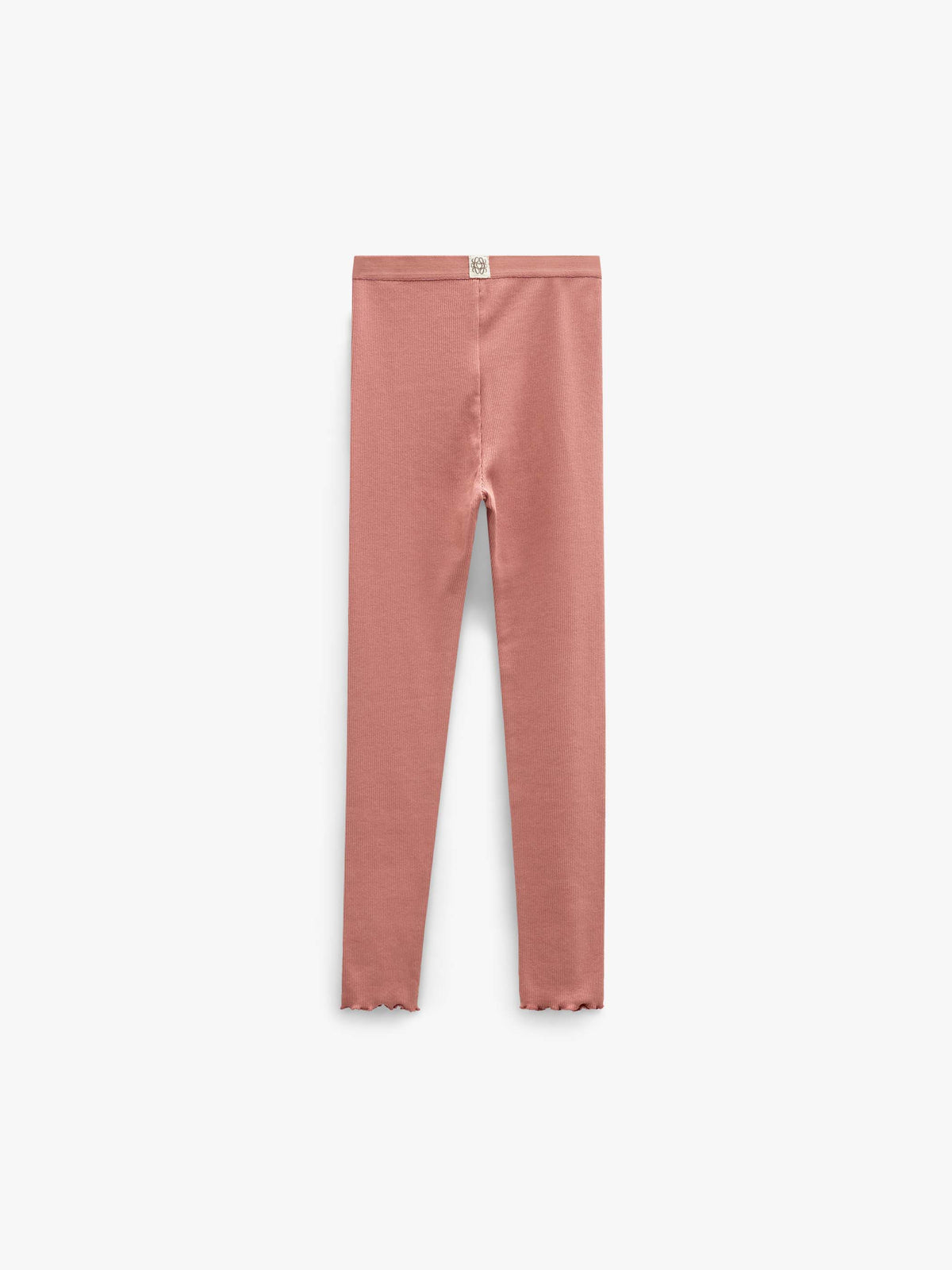 Ribbed Modal-Blend Leggings - Tween - Dusty Rose | 101568 Lottie