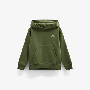 Smiley Hoodie - Tween - Moss Green | 101582 Andrew