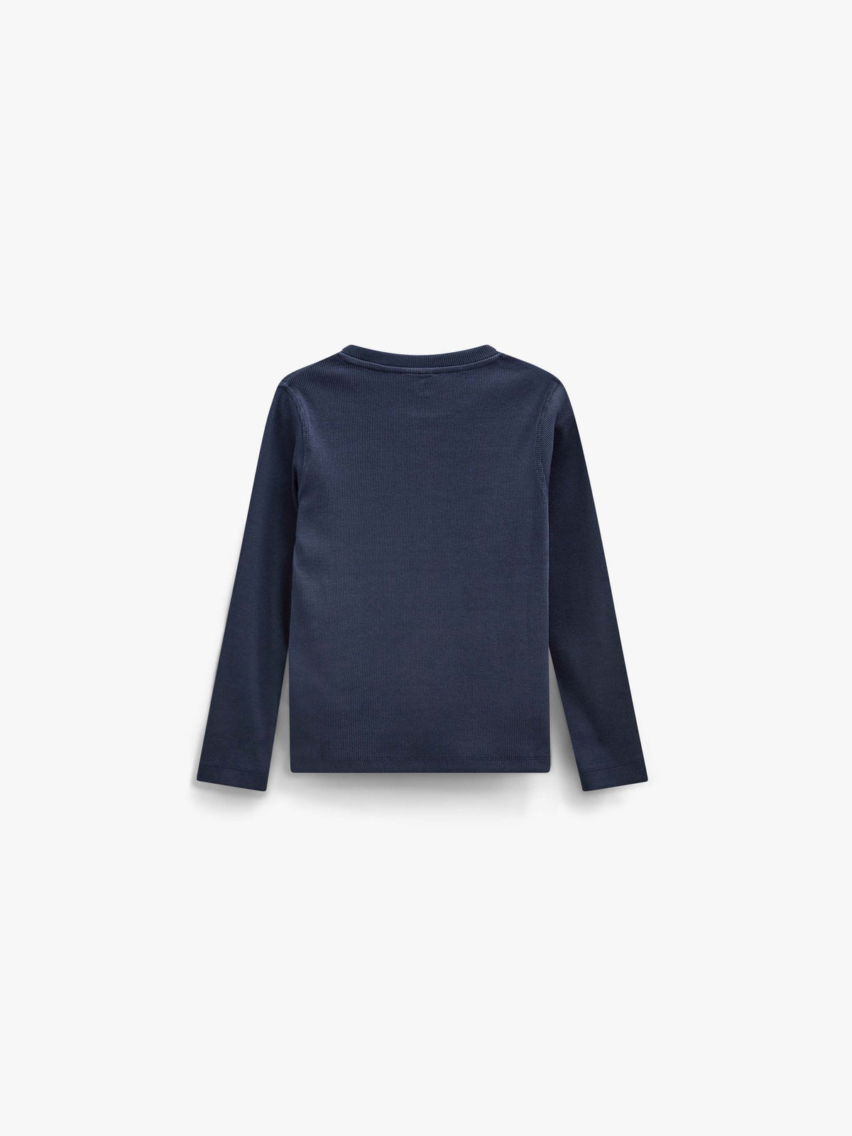 Ribbed Long-Sleeve T-Shirt - Tween - Navy | 101598 Conrad