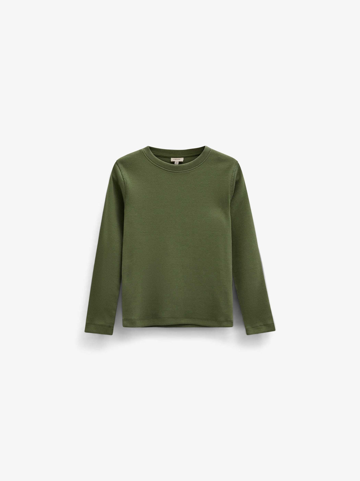 Ribbed Long-Sleeve T-Shirt - Kids - Moss Green | 101599 Conrad