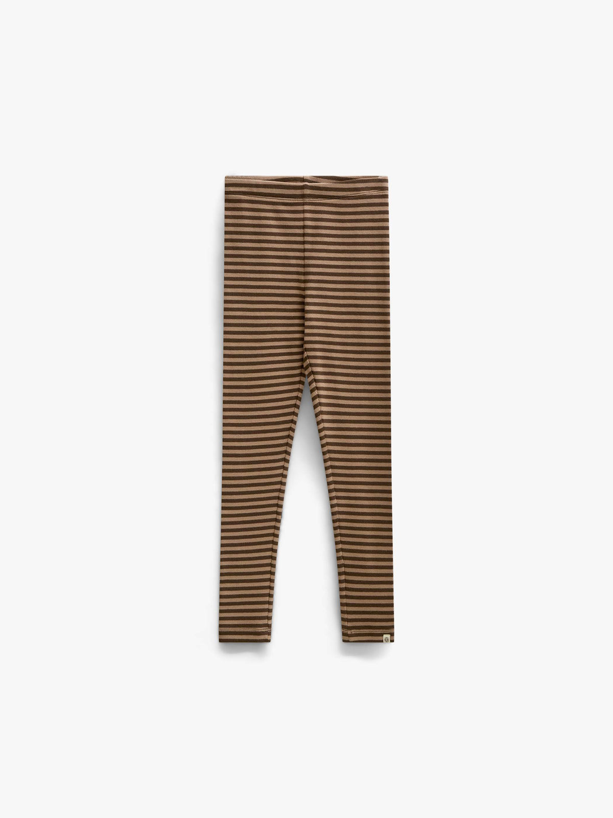 Striped Rib Leggings - Kids - Brown/Light Brown | 101610 Gloria