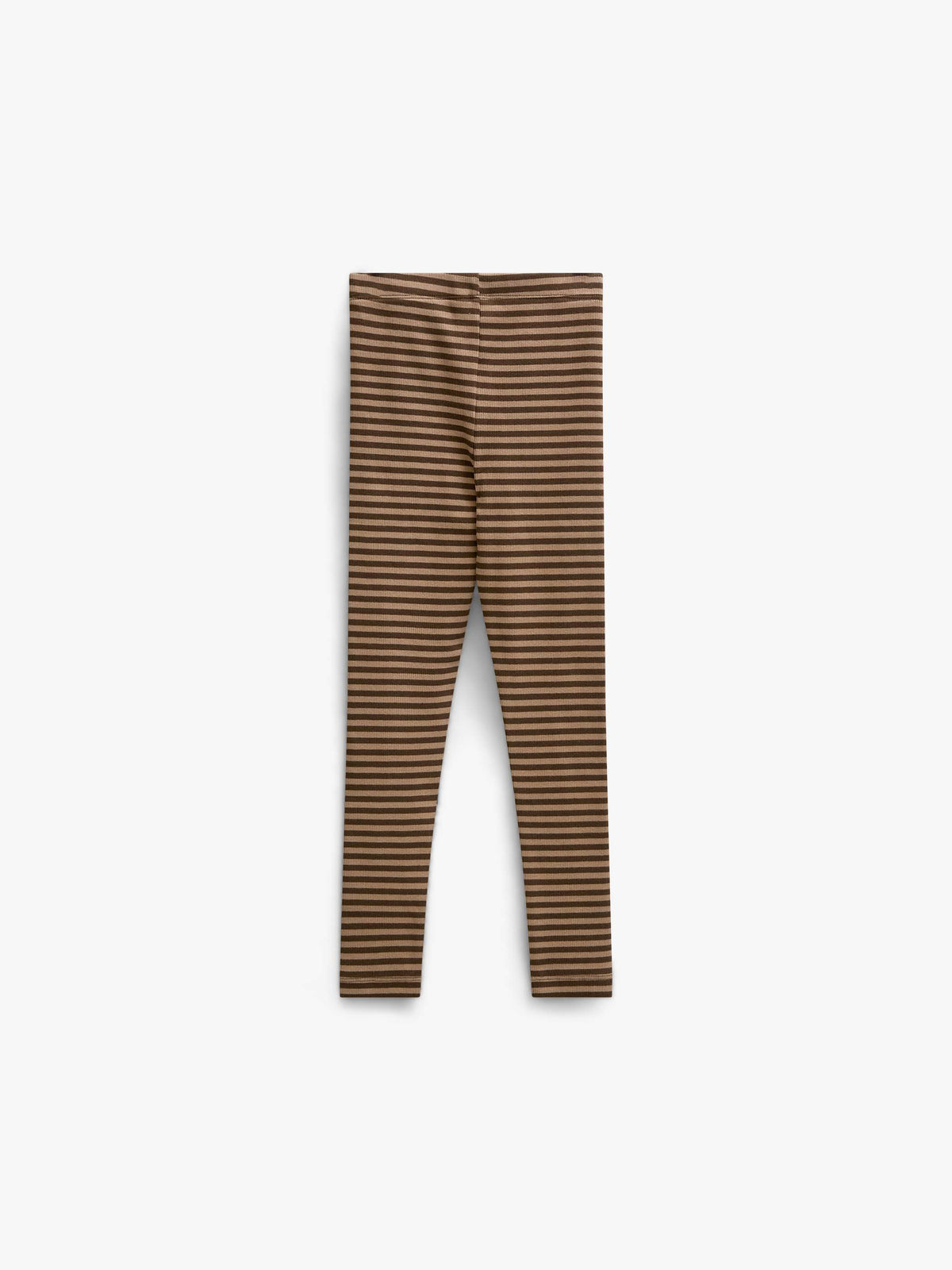 Striped Rib Leggings - Kids - Brown/Light Brown | 101610 Gloria