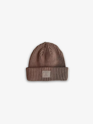 Cotton Knit Beanie - All - Brown | 101517 Todd