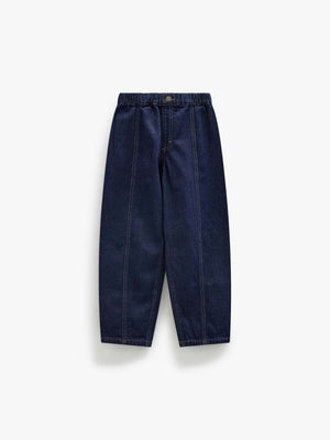 Barrel Jeans - Kids - Dark Blue | 101638 River