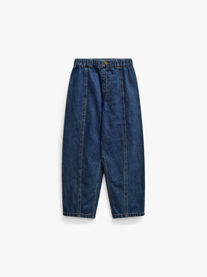 Barrel Jeans - Kids - Blue | 101640 River