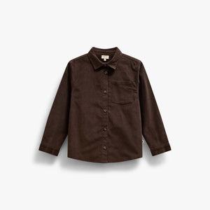 Corduroy Shirt - Kids - Dark Brown | 101655 Jonny