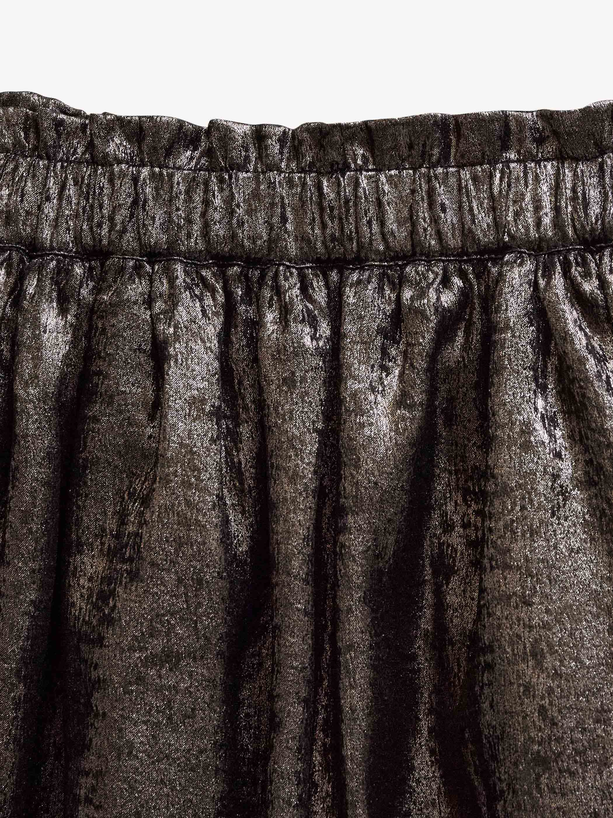 Foil Skirt - Kids - Dark Brown | 101671 Sylvia