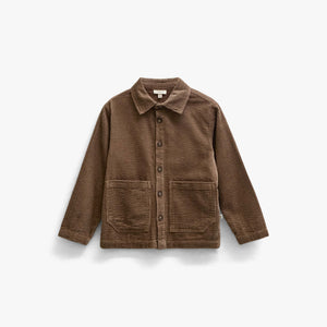 Corduroy Overshirt with Oversized Pockets - Kids - Brown | 101681 Greta